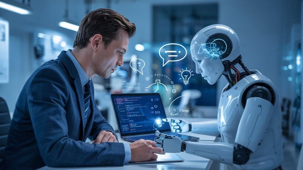 Team using the AI Personal Assistant together