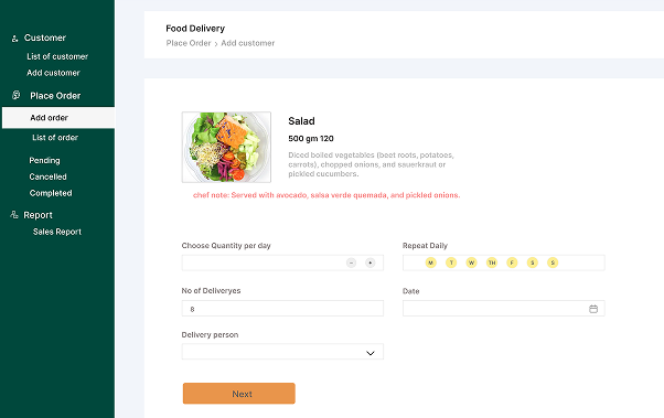 Subscription Order Module