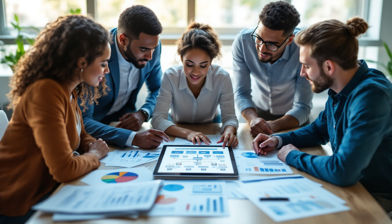 CRM team collaboration and business dashboard